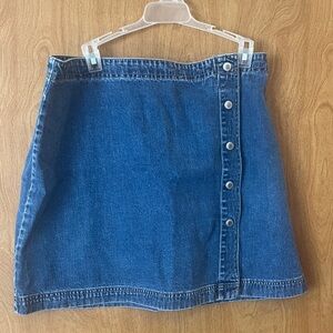Vintage Gap denim mini skirt